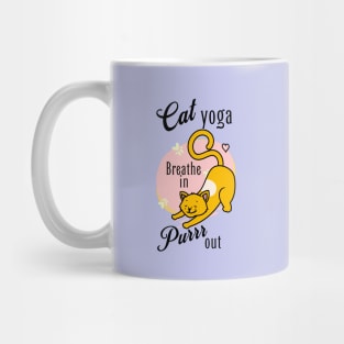 Cat Yoga Design Mug